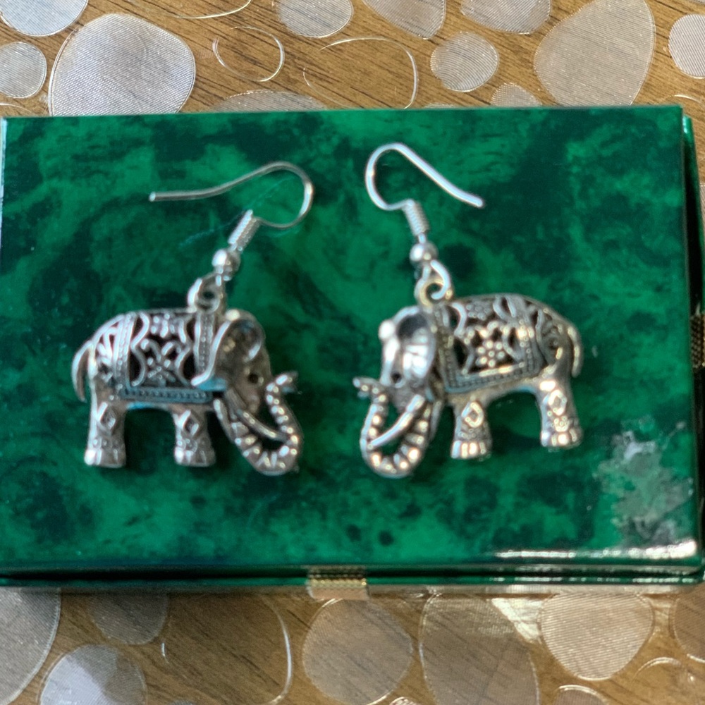Silver earring